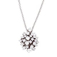 Collana Damiani Donna Mimosa in Oro bianco Diamante 1.07 Ct 20075402 - 20075402